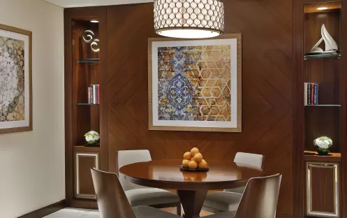 The Ritz-Carlton, Dubai, JBR - Family Suite - Dining Room The Ritz-Carlton, Dubai, JBR - Family Suite - Dining Room