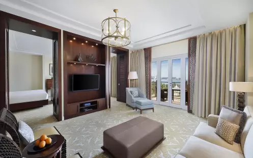 The Ritz-Carlton, Dubai, JBR - One Bedroom Club Suite - Living Room The Ritz-Carlton, Dubai, JBR - One Bedroom Club Suite - Living Room