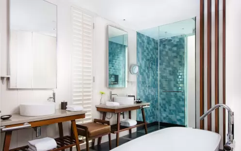 One King Room - Bathroom One King Room - Bathroom