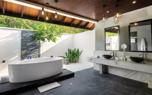 Atmosphere Kanifushi - Kanifushi Grand Pool Villa Bathroom Atmosphere Kanifushi - Kanifushi Grand Pool Villa Bathroom