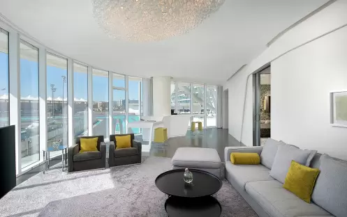W ABU DHABI - WOW SUITE LIVING ROOM W ABU DHABI - WOW SUITE LIVING ROOM