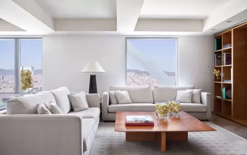 HOTEL ARTS BARCELONA - ONE BEDROOM PENTHUSE LIVING AREA HOTEL ARTS BARCELONA - ONE BEDROOM PENTHUSE LIVING AREA