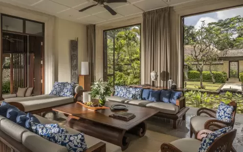 Four Seasons Jimbaran Bay - Three Bedroom Residence Villa Living Room Four Seasons Jimbaran Bay - Three Bedroom Residence Villa Living Room