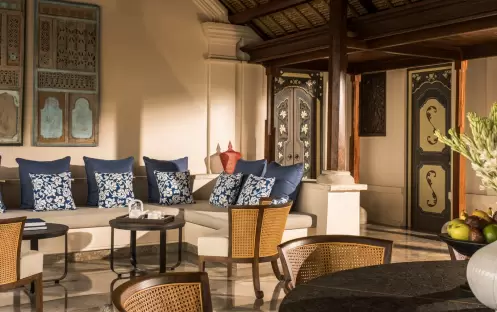 Four Seasons Jimbaran Bay - Two Bedroom Garden Villa Living Area Four Seasons Jimbaran Bay - Two Bedroom Garden Villa Living Area