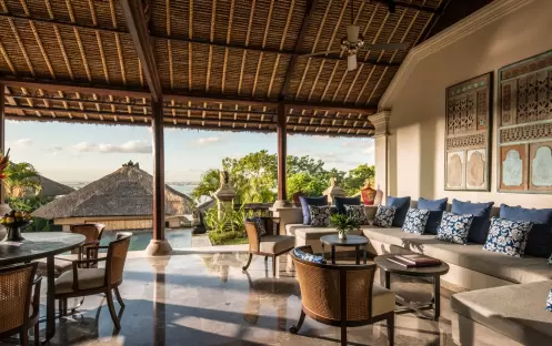 Four Seasons Jimbaran Bay - Two Bedroom Garden Villa outdoor Living Area Four Seasons Jimbaran Bay - Two Bedroom Garden Villa outdoor Living Area