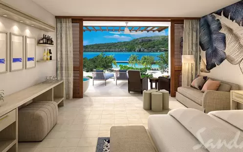 Sunchi Walkout Club Level Beachfront Room With Patio Tranquility Soaking Tub Sunchi Walkout Club Level Beachfront Room With Patio Tranquility Soaking Tub
