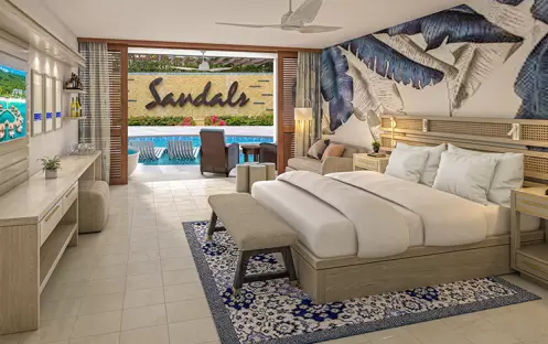 Sandals Royal Curacao - Sunchi Swim-up Club Level Junior Suite with Patio Tranquility Soaking Tub Sandals Royal Curacao - Sunchi Swim-up Club Level Junior Suite with Patio Tranquility Soaking Tub