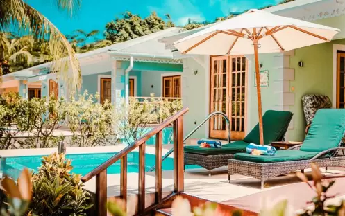 Bequia Beach Hotel - Two Bedroom Pool Villa - Pool Area Bequia Beach Hotel - Two Bedroom Pool Villa - Pool Area