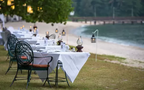 Romantic Private Beachfront Cabana Dining Romantic Private Beachfront Cabana Dining