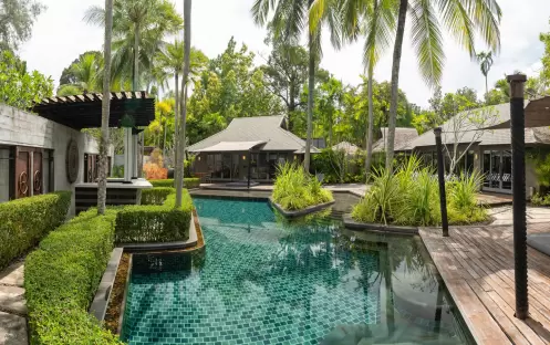 The Slate-Two Bedroom Pool Villa-Swimming pool overview wide The Slate-Two Bedroom Pool Villa-Swimming pool overview wide