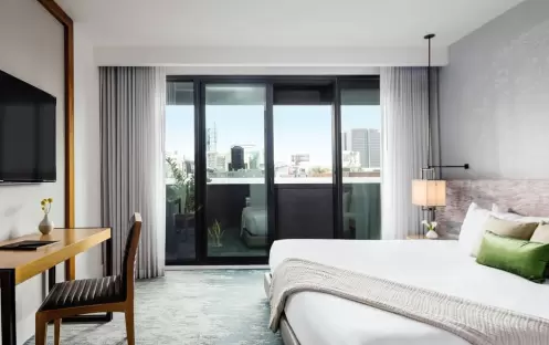 Dream Hollywood - 1 King bed with Balconcy Silver Dream Hollywood - 1 King bed with Balconcy Silver