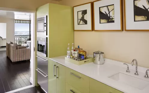 The London West Hollywood at Beverly Hills - Gate Suite 2 Bedroom Kitchen The London West Hollywood at Beverly Hills - Gate Suite 2 Bedroom Kitchen