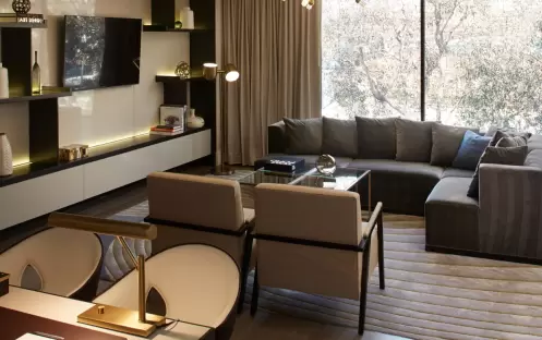 The London West Hollywood at Beverly Hills - Metropolitan Suite Living Room The London West Hollywood at Beverly Hills - Metropolitan Suite Living Room