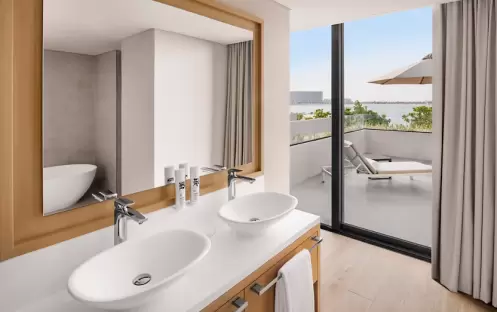 Mövenpick Resort Al Marjan Island - Beachfront Junior Suite With Private Terrace Mövenpick Resort Al Marjan Island - Beachfront Junior Suite With Private Terrace