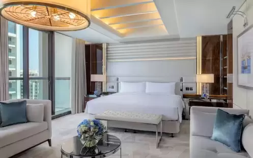 Hilton-Dubai-Palm-Jumeirah-Presidential-Suite-Bedroom Hilton-Dubai-Palm-Jumeirah-Presidential-Suite-Bedroom