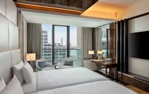 Hilton-Dubai-Palm-Jumeirah-Presidential-Suite-Second-Bedroom Hilton-Dubai-Palm-Jumeirah-Presidential-Suite-Second-Bedroom