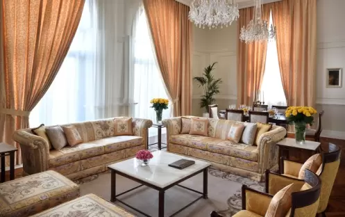 Palazzo Versace Dubai - Signature Suite Living Area Palazzo Versace Dubai - Signature Suite Living Area