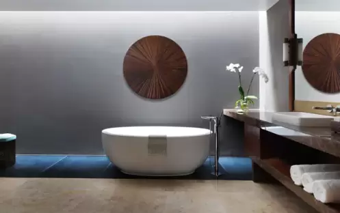 Anantara Al Baleed - Junior Suite Washroom Anantara Al Baleed - Junior Suite Washroom