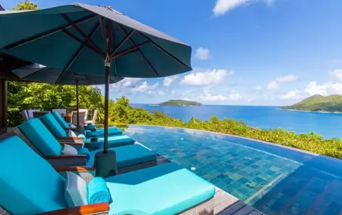 Constance Ephelia - Presidential Suite - View from the sunbeds Constance Ephelia - Presidential Suite - View from the sunbeds