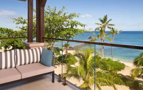 Le Meridien Il Maurice - Junior Suite 2 Doubles View from the Balcony Le Meridien Il Maurice - Junior Suite 2 Doubles View from the Balcony