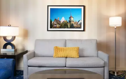 Disneyland Hotel - One Bedroom Family Suite Sofa Disneyland Hotel - One Bedroom Family Suite Sofa