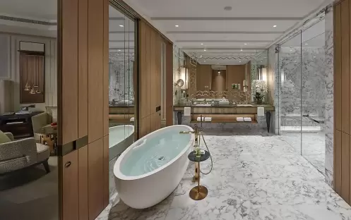 Mandarin Oriental Jumeirah - Premier View Suite Bathroom Mandarin Oriental Jumeirah - Premier View Suite Bathroom