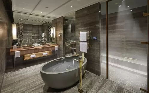 Mandarin Oriental Jumeirah - Two Bedroom Sea View Suite Bathroom Mandarin Oriental Jumeirah - Two Bedroom Sea View Suite Bathroom