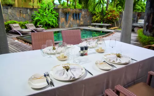 Trou Aux Biches Beachcomber Golf Resort & Spa - Two Bedroom Pool Villa Dining Trou Aux Biches Beachcomber Golf Resort & Spa - Two Bedroom Pool Villa Dining