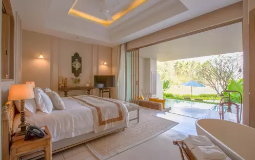 Devasom Khao Lak Beach Resort & Villas - Seaside Pool Paradise Suite Bed Devasom Khao Lak Beach Resort & Villas - Seaside Pool Paradise Suite Bed