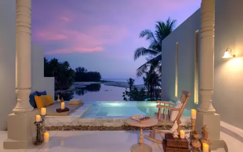 Devasom Khao Lak Beach Resort & Villas - Seaside Pool Paradise Suite Evening Devasom Khao Lak Beach Resort & Villas - Seaside Pool Paradise Suite Evening
