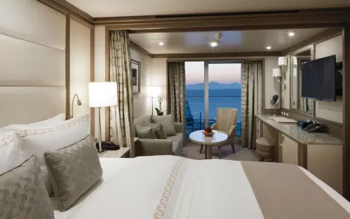 Silversea - Silver Spirit - Accommodation - Deluxe Veranda Suite 1