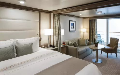 Silversea - Silver Spirit - Accommodation - Deluxe Veranda Suite