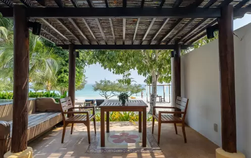 Paradee - Beach Front Pool Villa Outdoor Seating Paradee - Beach Front Pool Villa Outdoor Seating