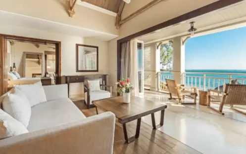 JW Le Morne Balcony Suite Living JW Le Morne Balcony Suite Living