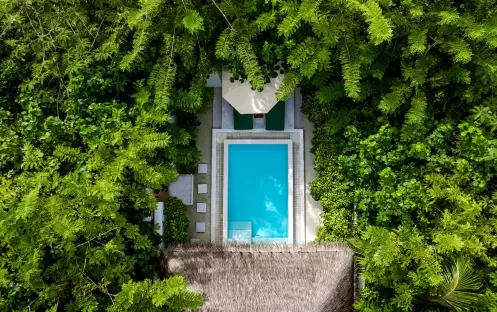 Grand Beach Villa with Pool - Birds eye view Grand Beach Villa with Pool - Birds eye view