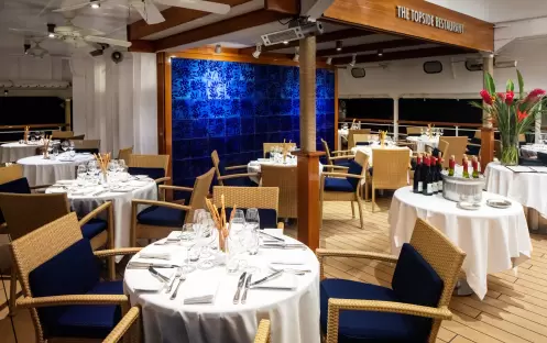 SeaDream Yacht Club SeaDream II Topside Restaurant SeaDream Yacht Club SeaDream II Topside Restaurant