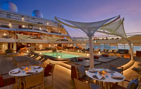 Seabourn Seabourn Encore Exterior Pool Deck Seabourn Seabourn Encore Exterior Pool Deck