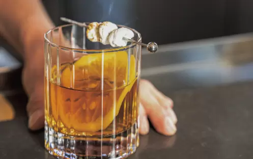 Edge Bar Warm Old Fashioned Edge Bar Warm Old Fashioned