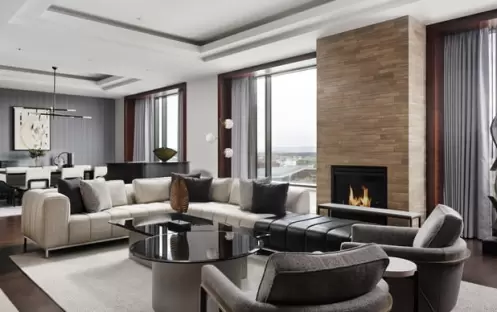 Three-Bedroom Presidential Suite Living Three-Bedroom Presidential Suite Living