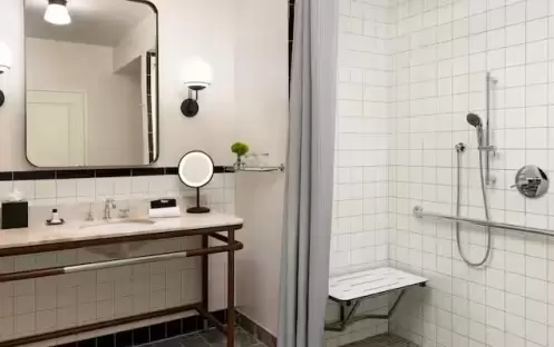 1 King Mobility Accessible With Rollin Shower 1 King Mobility Accessible With Rollin Shower