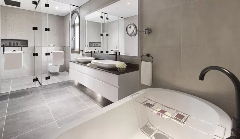 Rabdan Villa  Master Bathroom - The Ritz-Carlton Abu Dhabi, Grand Canal Rabdan Villa  Master Bathroom - The Ritz-Carlton Abu Dhabi, Grand Canal