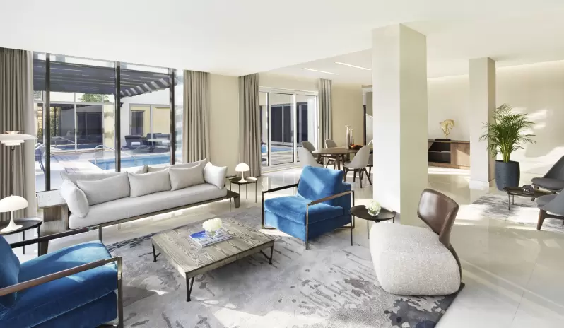 Rabdan Villa Living Room - The Ritz-Carlton Abu Dhabi, Grand Canal Rabdan Villa Living Room - The Ritz-Carlton Abu Dhabi, Grand Canal