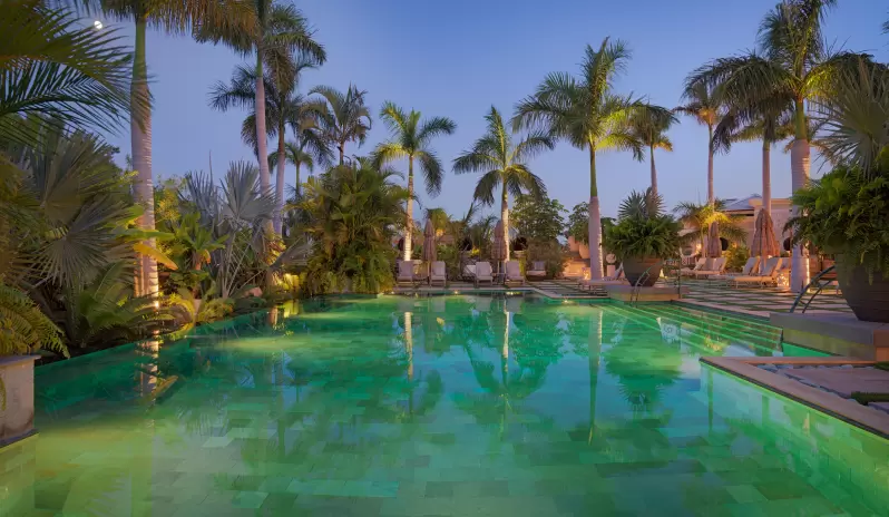 Night main pool Night main pool