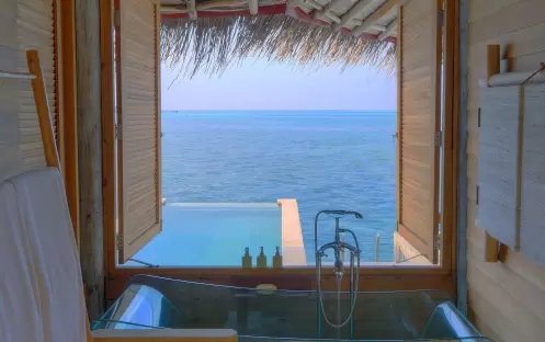 Laamu Water Villa with Pool bathroom Laamu Water Villa with Pool bathroom