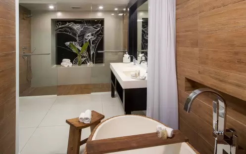S Hotel Jamaica - Sky Suite Ocean View King Bathroom S Hotel Jamaica - Sky Suite Ocean View King Bathroom