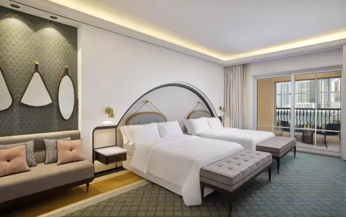 Westin Dubai Mina Seyahi Beach Resort & Marina_Westin Club Sea_Bedroom Twin Westin Dubai Mina Seyahi Beach Resort & Marina_Westin Club Sea_Bedroom Twin