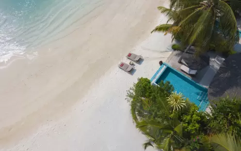 Centara Grand Island Maldives -  Club Two Bedroom Beach Pool Villa High View Centara Grand Island Maldives -  Club Two Bedroom Beach Pool Villa High View