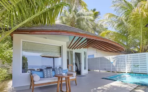 Centara Grand Island Maldives -  Club Two Bedroom Beach Pool Villa Pool Area Centara Grand Island Maldives -  Club Two Bedroom Beach Pool Villa Pool Area