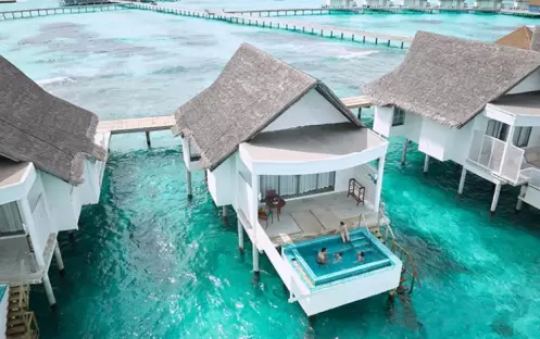 Centara Grand Island Maldives - Club Sunset Overwater Pool Villa High View Centara Grand Island Maldives - Club Sunset Overwater Pool Villa High View