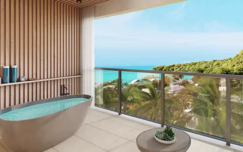 Bamboo Palm Partial Oceanview Room With Balcony Tranquility Soaking Tub Bamboo Palm Partial Oceanview Room With Balcony Tranquility Soaking Tub
